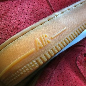 Nike Shoes - Red Hightop Air Force 1s Nike Shoes - Red Hightop Air Force 1s